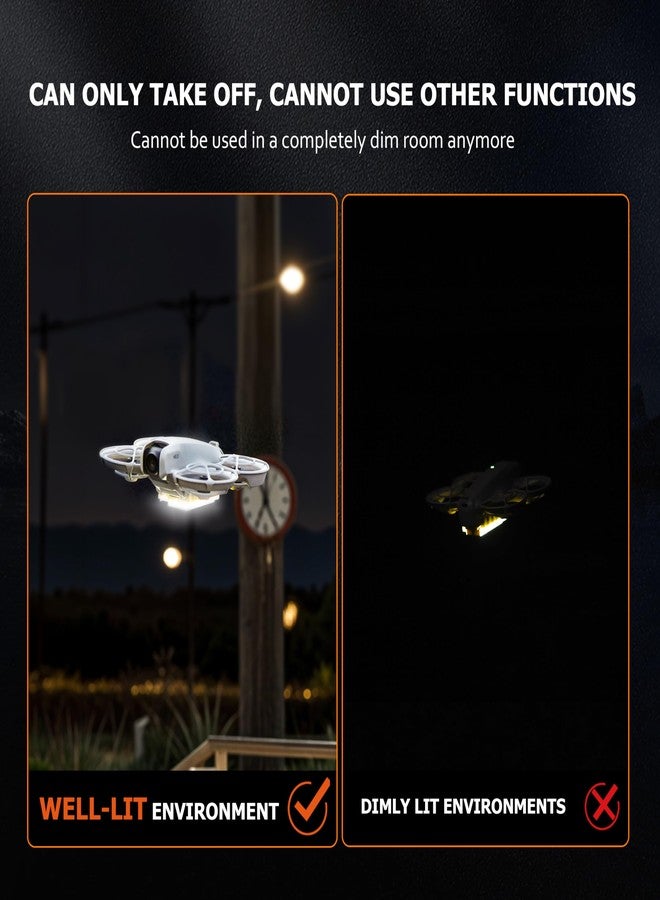 ستارت آر سي هيكل STARTRC Neo قابل للطي مع أرجل ممتدة وأضواء LED وامضة، وهو عبارة عن معدات هبوط لملحقات DJI Neo - Image 2